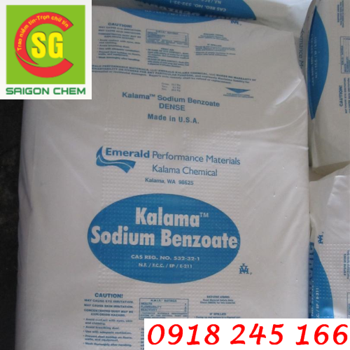 chất bảo quản sodium benzoate kalama mỹ