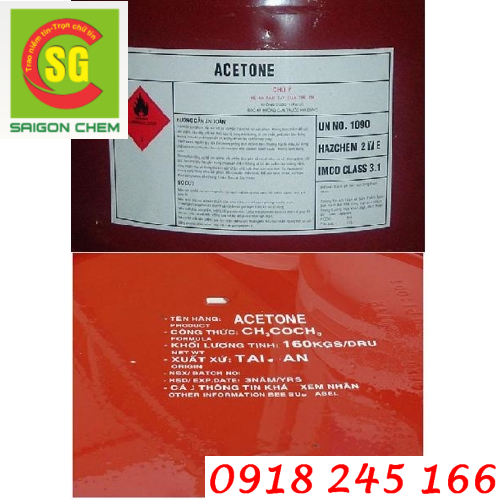 BÃ¡n hoÃ¡ cháº¥t Acetone (C3H6O)