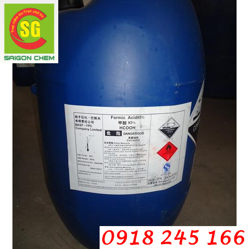 Acid formic HCOOH	85%